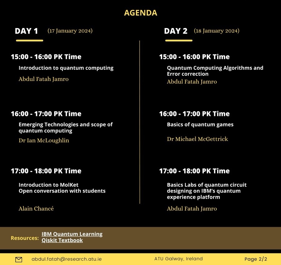 Quantum Computing winter school 2024